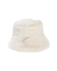 LITA by Ciara Heart Faux Fur Bucket Hat