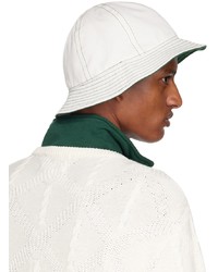 Palmes Off White Green Horne Bucket Hat