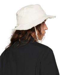 Jacquemus Off White Le Bob Artichaut Bucket Hat