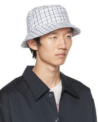 Acne Studios White Flannel Bucket Hat