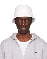 Lacoste White Patch Bucket Hat
