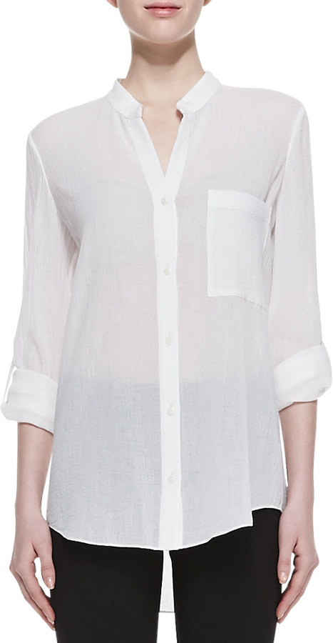 translucent blouse