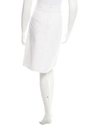 Derek Lam Button Embellished A Line Skirt