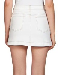Sonia Rykiel Button Front Stretch Denim Skirt