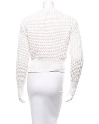 Acne Studios Acne Cable Knit Cropped Sweater