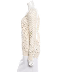 Isabel Marant Alpaca Blend Open Knit Sweater