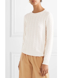 J.Crew Cable Knit Cashmere Sweater