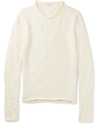 Loewe Cable Knit Cotton Blend Sweater