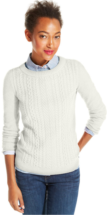 tommy hilfiger knit sweater womens