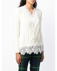 Ermanno Scervino Cable Knit Sweater
