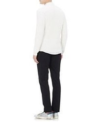 ATM Anthony Thomas Melillo Cable Knit Sweater White