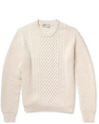 TOMORROWLAND Cable Knit Wool Sweater