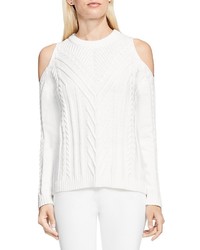 Vince Camuto Cold Shoulder Cable Knit Sweater