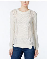 Tommy Hilfiger Dalia Cable Knit Sweater Only At Macys