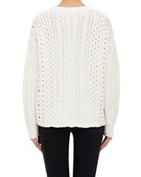Foundr Foundr Embellished Cable Knit Sweater