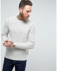 Farah Kelshall Cable Crew Sweater