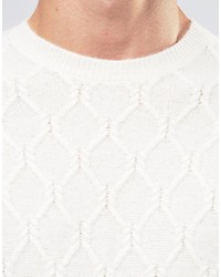 Asos Lambswool Rich Cable Sweater