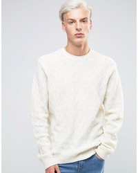 Asos Lambswool Rich Cable Sweater