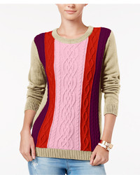 Tommy Hilfiger Lucy Cable Knit Sweater Only At Macys