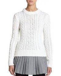 Thom Browne Merino Wool Cable Sweater