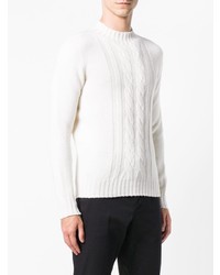 Tagliatore Mock Neck Cable Knit Sweater