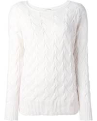N.Peal Oversize Cable Sweater