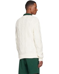 Palmes Off White Organic Cotton Sweater