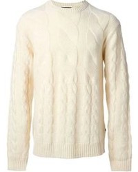 Paul Smith Jeans Chunky Cable Knit Sweater