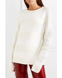 T by Alexander Wang Striped Wool Blend Sweater