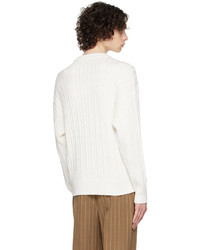 Filippa K White Braided Sweater