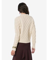 Rejina Pyo Wool Yak Cashmere Blend Cable Knit Sweater