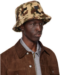 Paul Smith Brown Camouflage Bucket Hat