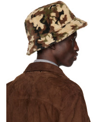 Paul Smith Brown Camouflage Bucket Hat