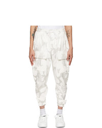White Camouflage Cargo Pants