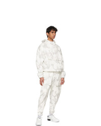 Dolce and Gabbana White Camo Jogging Cargo Pants