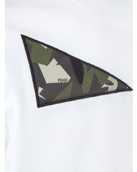 Fendi Camouflage Bag Bugs Cotton T Shirt