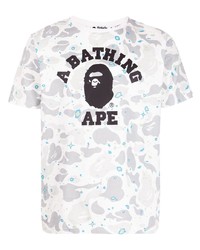 A Bathing Ape Space Camo Logo Print T Shirt