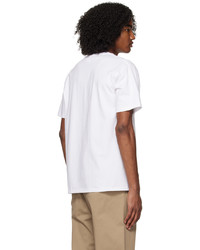 BAPE White Color Camo Milo On Big Ape T Shirt