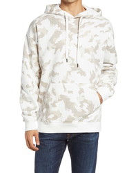 White Camouflage Fleece Hoodie