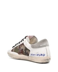 Golden Goose Camouflage Panel Star Patch Sneakers