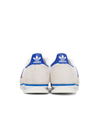 adidas Originals White And Grey Sl 72 Sneakers