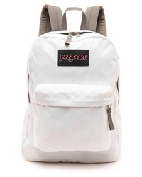 White Canvas Backpack