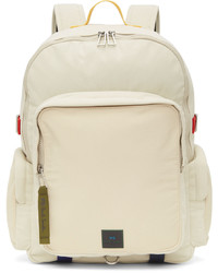 Ps By Paul Smith Off White Canvas Backpack