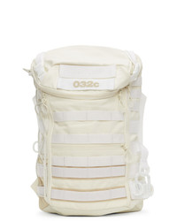 032c White Adidas Originals Edition Canvas Logo Backpack