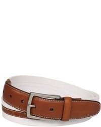 Dockers 1 316 In Canvas Belt With Leather Trim
