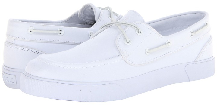 all white ralph lauren shoes