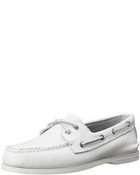 white sperry boat shoes