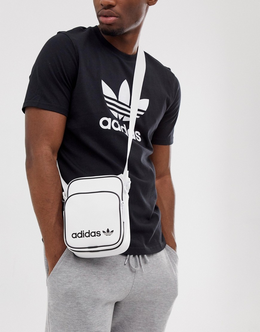 Modtager Antagonisme momentum adidas Originals Flight Bag In White, $26 | Asos | Lookastic