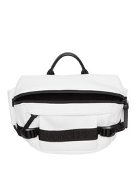 Moncler White Nylon Belt Bag
