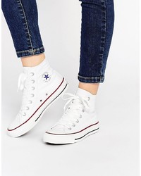 Converse All Star High Top White Sneakers